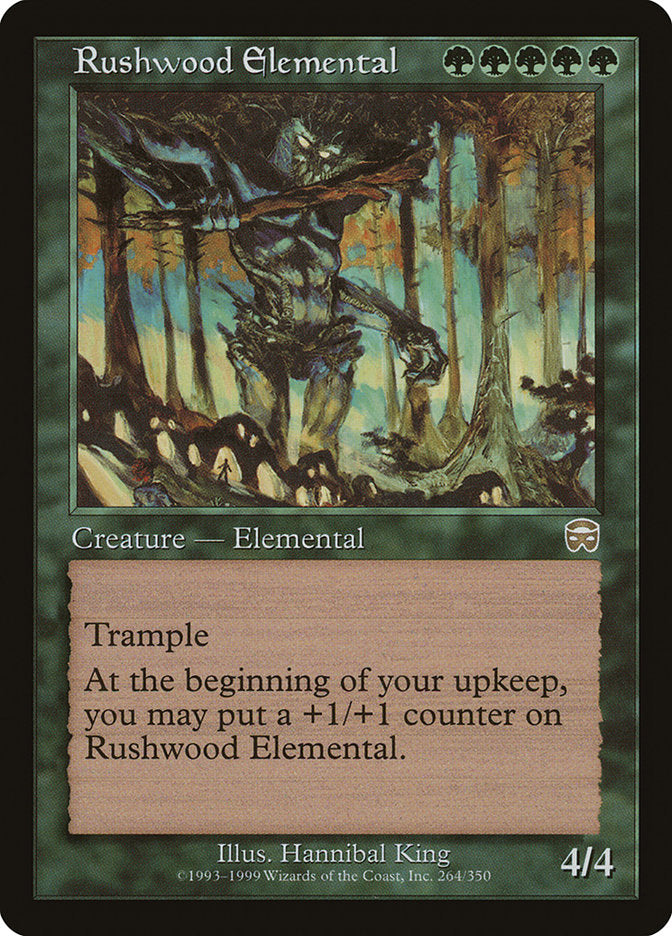 Rushwood Elemental [Mercadian Masques] | Kessel Run Games Inc. 
