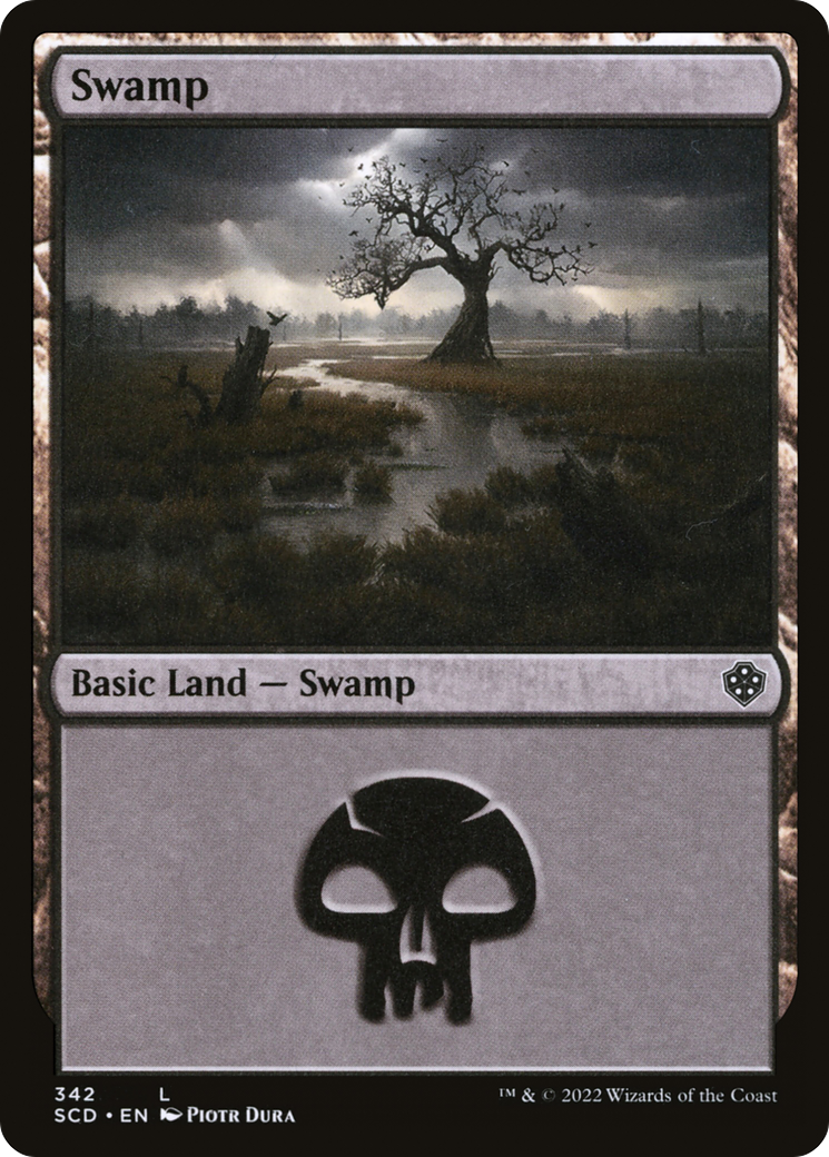 Swamp (342) [Starter Commander Decks] | Kessel Run Games Inc. 
