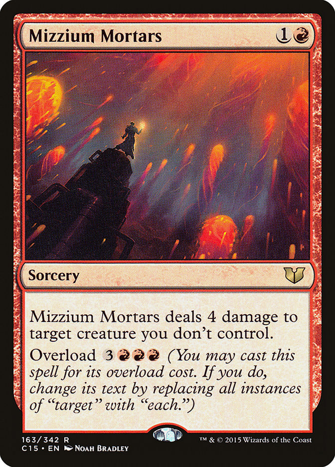 Mizzium Mortars [Commander 2015] | Kessel Run Games Inc. 