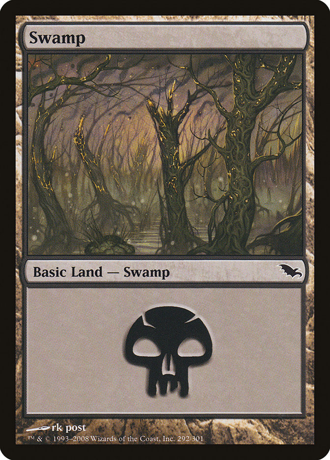 Swamp (292) [Shadowmoor] | Kessel Run Games Inc. 