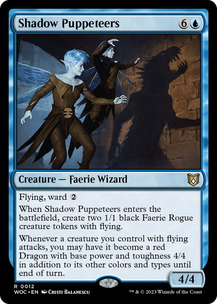 Shadow Puppeteers [Wilds of Eldraine Commander] | Kessel Run Games Inc. 