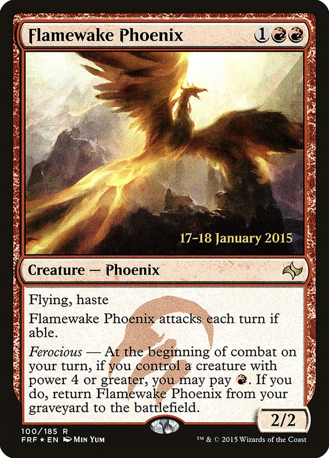 Flamewake Phoenix [Fate Reforged Prerelease Promos] | Kessel Run Games Inc. 