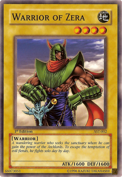 Warrior of Zera [AST-002] Common | Kessel Run Games Inc. 