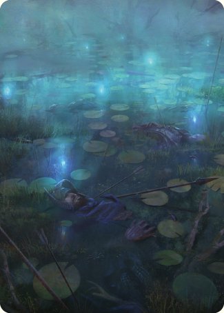 The Dead Marshes Art Card [The Lord of the Rings: Tales of Middle-earth Art Series] | Kessel Run Games Inc. 