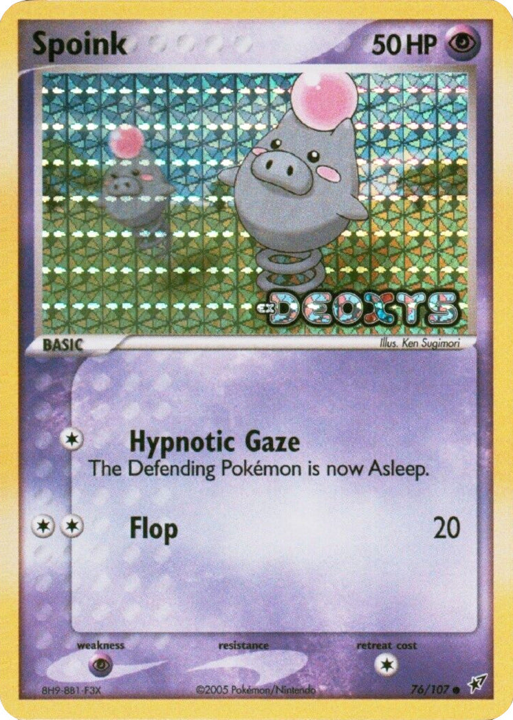 Spoink (76/107) (Stamped) [EX: Deoxys] | Kessel Run Games Inc. 