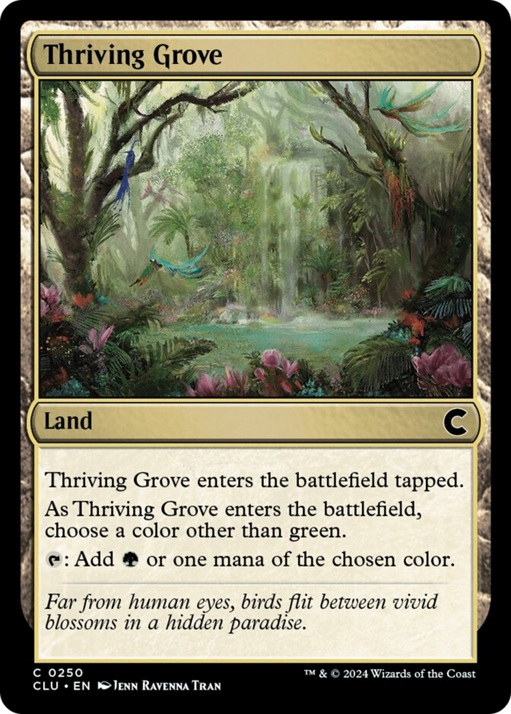 Thriving Grove [Ravnica: Clue Edition] | Kessel Run Games Inc. 