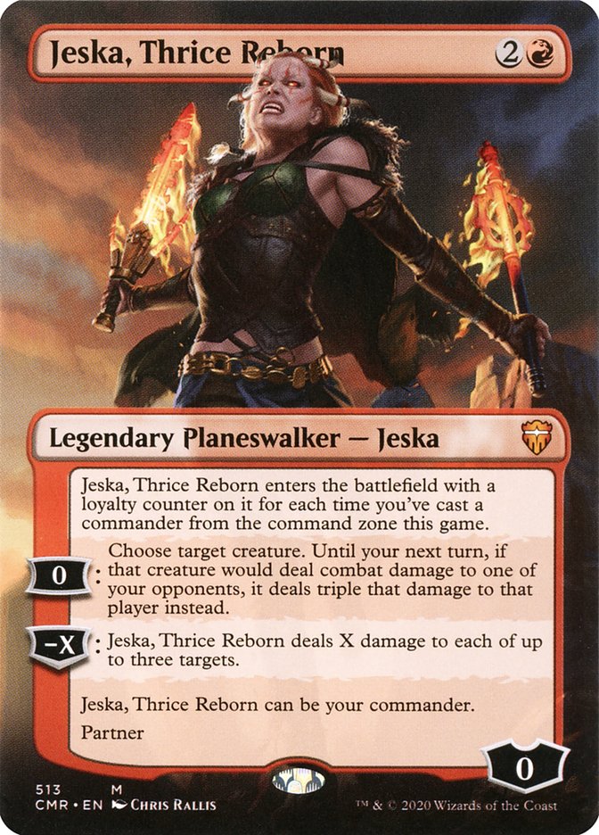 Jeska, Thrice Reborn (Borderless) [Commander Legends] | Kessel Run Games Inc. 