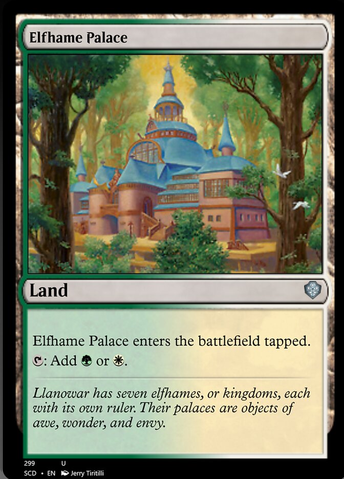 Elfhame Palace [Starter Commander Decks] | Kessel Run Games Inc. 