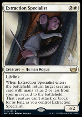 Extraction Specialist (Promo Pack) [Streets of New Capenna Promos] | Kessel Run Games Inc. 