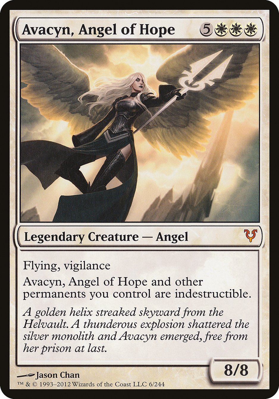 Avacyn, Angel of Hope (Oversized) [Open the Helvault] | Kessel Run Games Inc. 