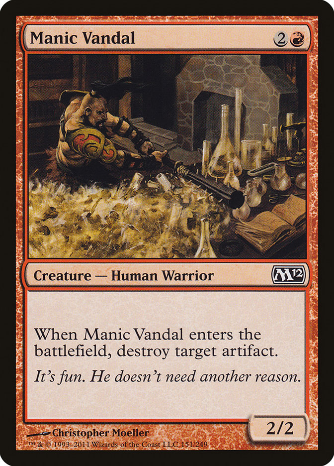Manic Vandal [Magic 2012] | Kessel Run Games Inc. 