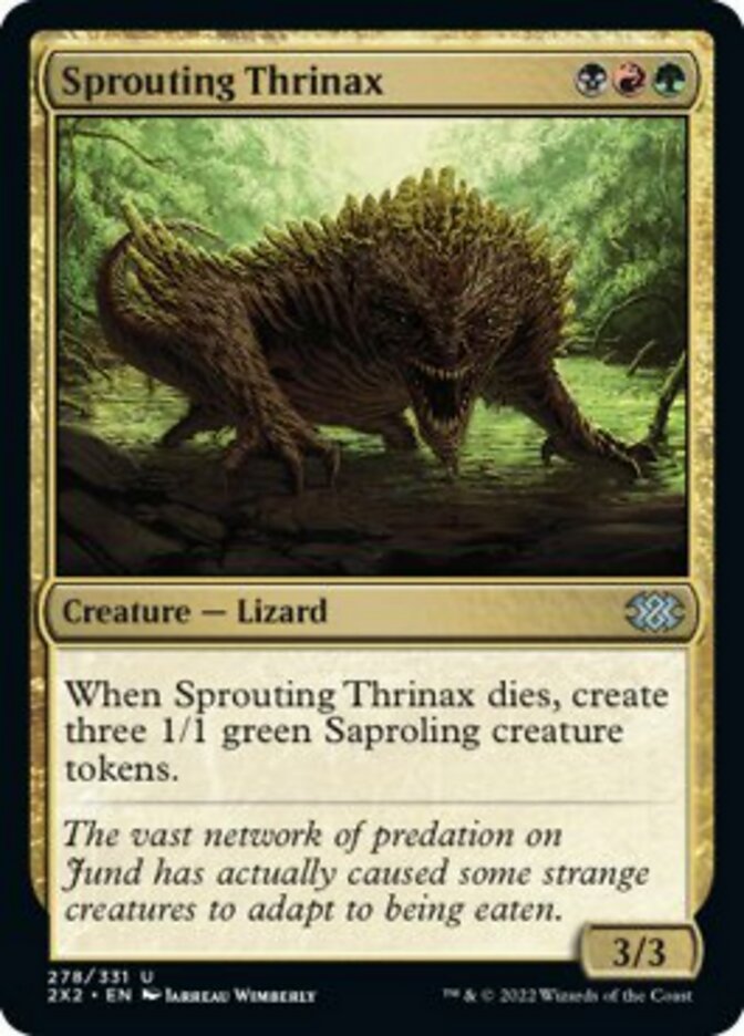 Sprouting Thrinax [Double Masters 2022] | Kessel Run Games Inc. 