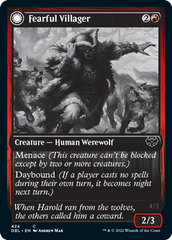 Fearful Villager // Fearsome Werewolf [Innistrad: Double Feature] | Kessel Run Games Inc. 