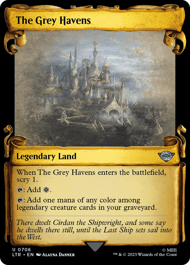 The Grey Havens [The Lord of the Rings: Tales of Middle-Earth Showcase Scrolls] | Kessel Run Games Inc. 