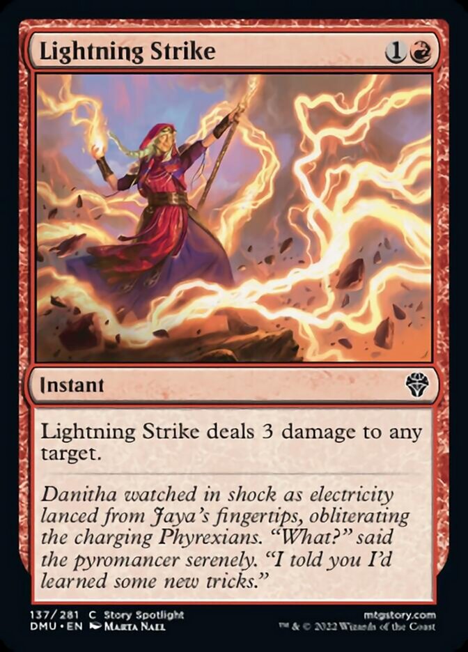 Lightning Strike [Dominaria United] | Kessel Run Games Inc. 