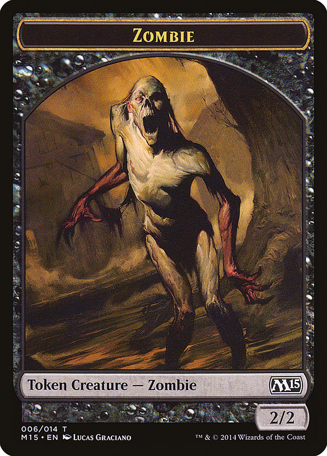 Zombie Token [Magic 2015 Tokens] | Kessel Run Games Inc. 