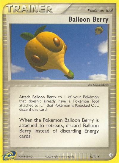 Balloon Berry (82/97) [EX: Dragon] | Kessel Run Games Inc. 