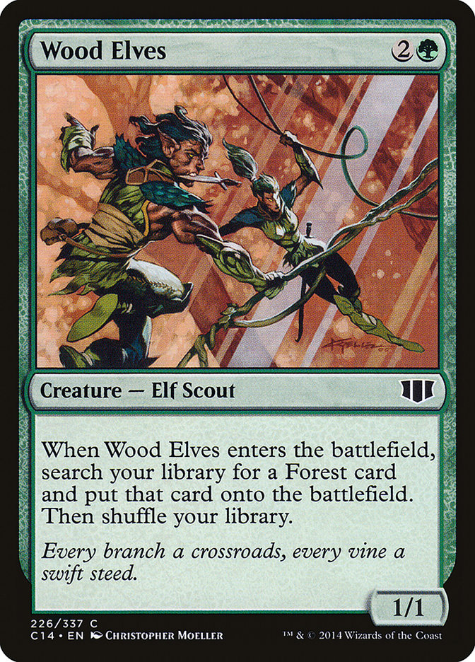 Wood Elves [Commander 2014] | Kessel Run Games Inc. 
