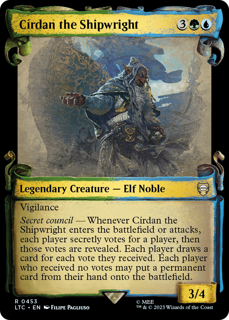 Cirdan the Shipwright [The Lord of the Rings: Tales of Middle-Earth Commander Showcase Scrolls] | Kessel Run Games Inc. 