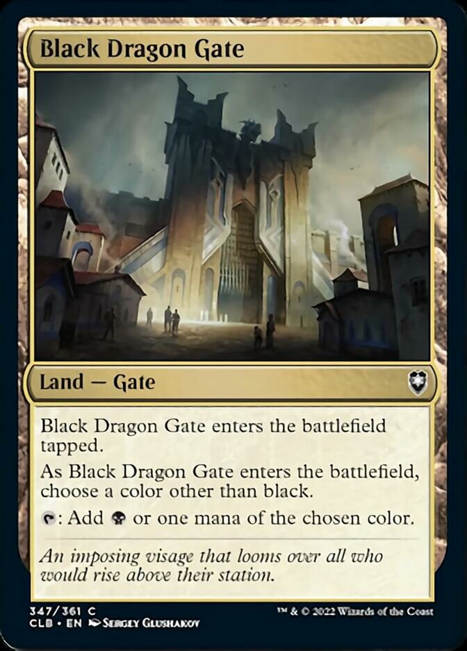 Black Dragon Gate [Commander Legends: Battle for Baldur's Gate] | Kessel Run Games Inc. 