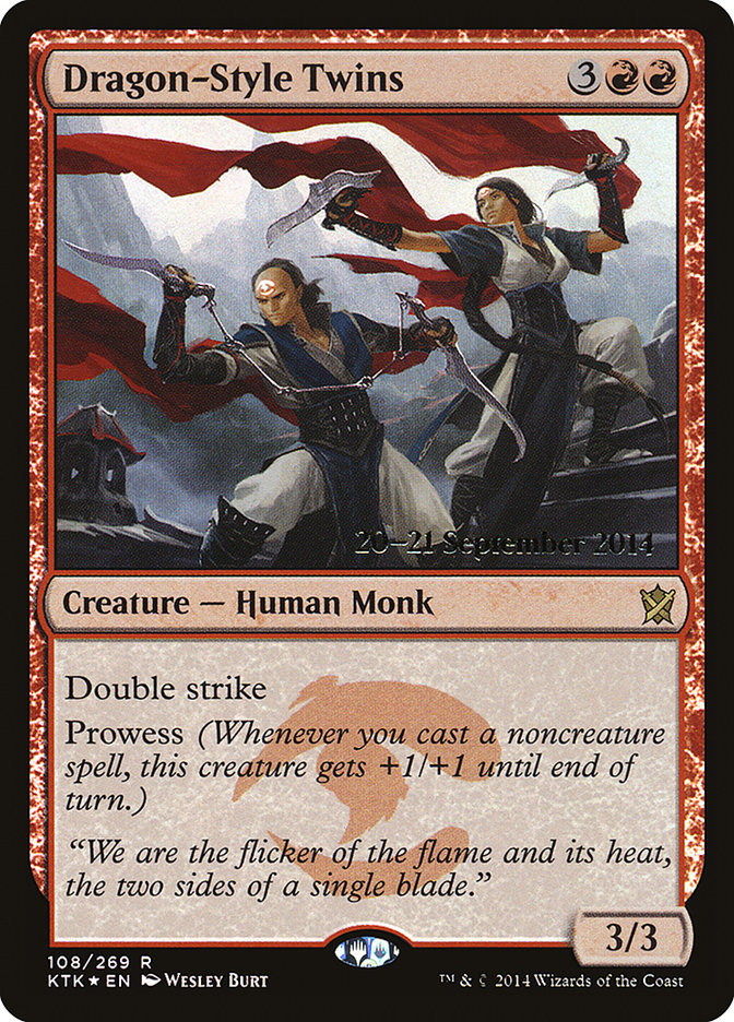 Dragon-Style Twins [Khans of Tarkir Prerelease Promos] | Kessel Run Games Inc. 