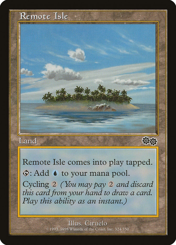 Remote Isle [Urza's Saga] | Kessel Run Games Inc. 