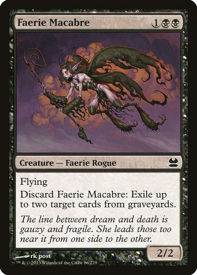 Faerie Macabre [Modern Masters] | Kessel Run Games Inc. 