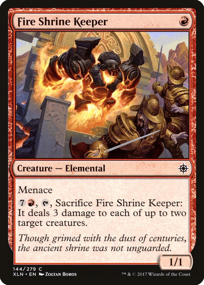 Fire Shrine Keeper [Ixalan] | Kessel Run Games Inc. 