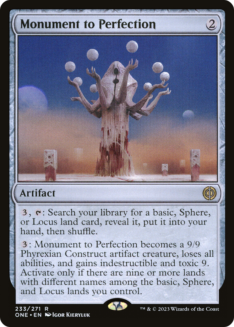 Monument to Perfection [Phyrexia: All Will Be One] | Kessel Run Games Inc. 