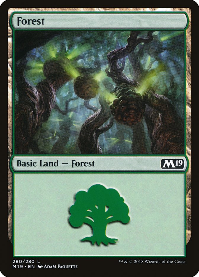 Forest (280) [Core Set 2019] | Kessel Run Games Inc. 