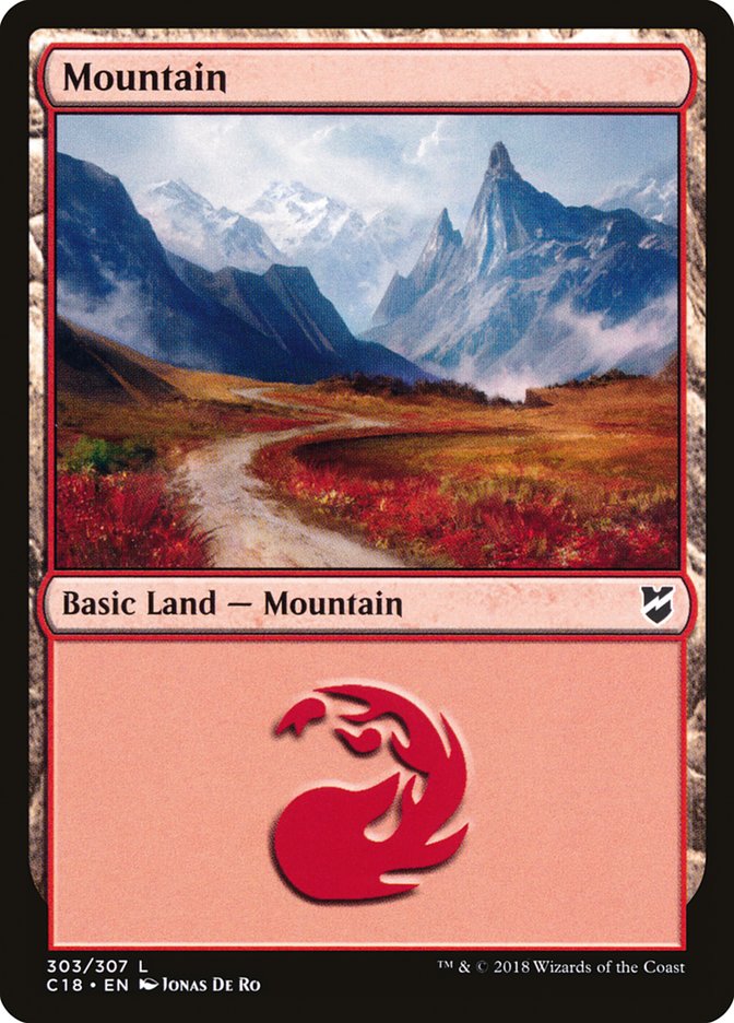 Mountain (303) [Commander 2018] | Kessel Run Games Inc. 