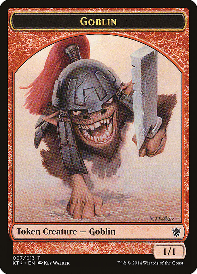 Goblin Token [Khans of Tarkir Tokens] | Kessel Run Games Inc. 