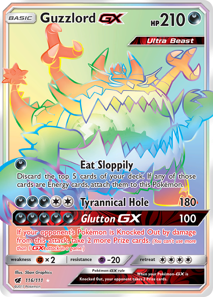 Guzzlord GX (116/111) [Sun & Moon: Crimson Invasion] | Kessel Run Games Inc. 