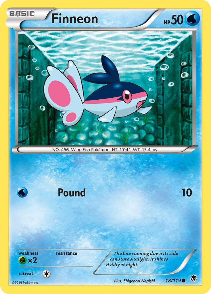 Finneon (18/119) [XY: Phantom Forces] | Kessel Run Games Inc. 