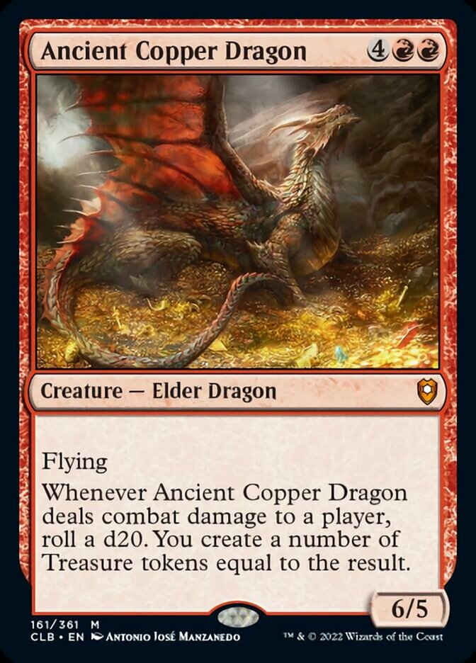 Ancient Copper Dragon [Commander Legends: Battle for Baldur's Gate] | Kessel Run Games Inc. 