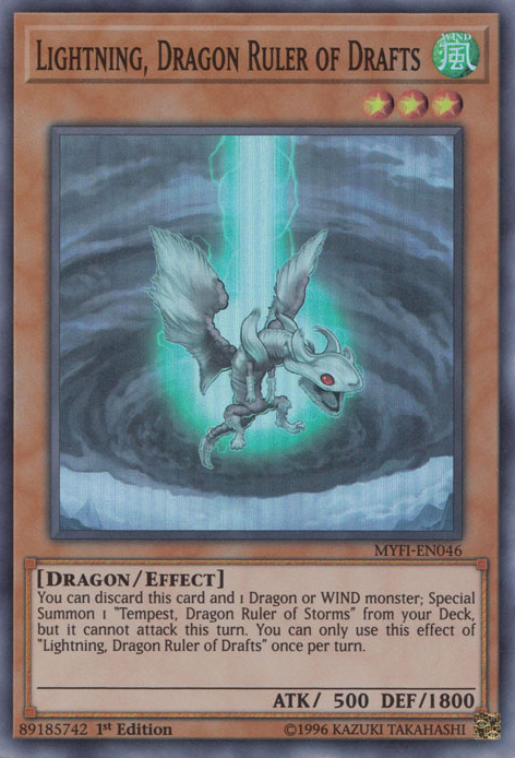 Lightning, Dragon Ruler of Drafts [MYFI-EN046] Super Rare | Kessel Run Games Inc. 