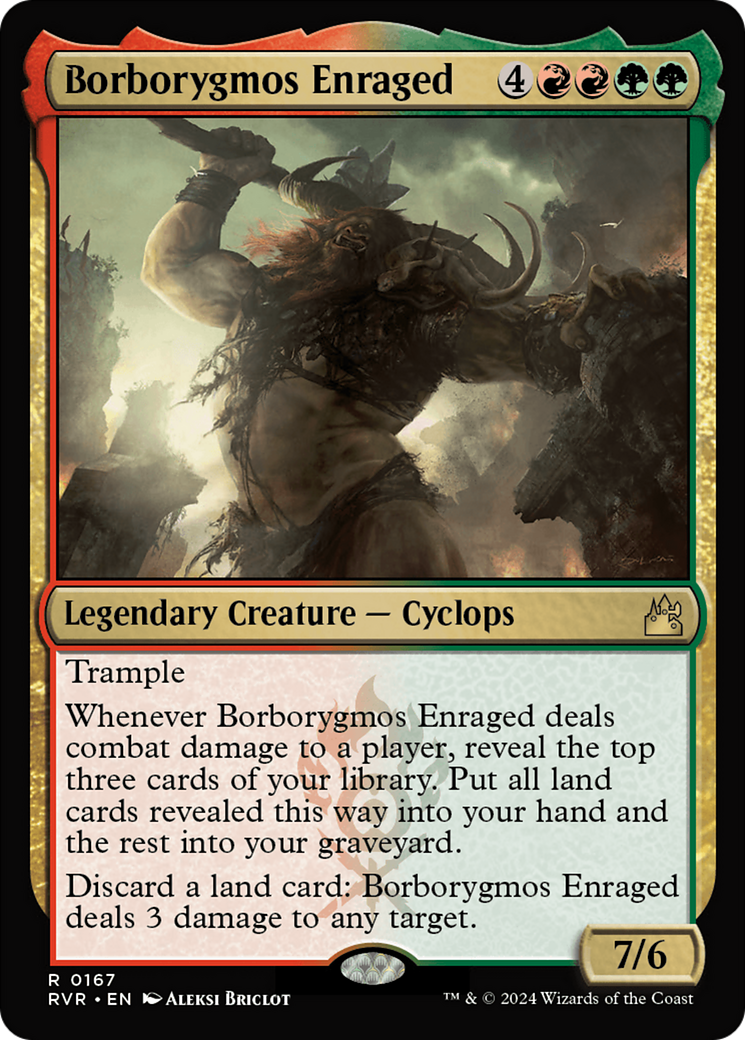 Borborygmos Enraged [Ravnica Remastered] | Kessel Run Games Inc. 