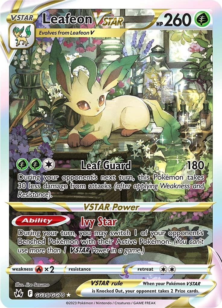 Leafeon VSTAR (GG35/GG70) [Sword & Shield: Crown Zenith] | Kessel Run Games Inc. 