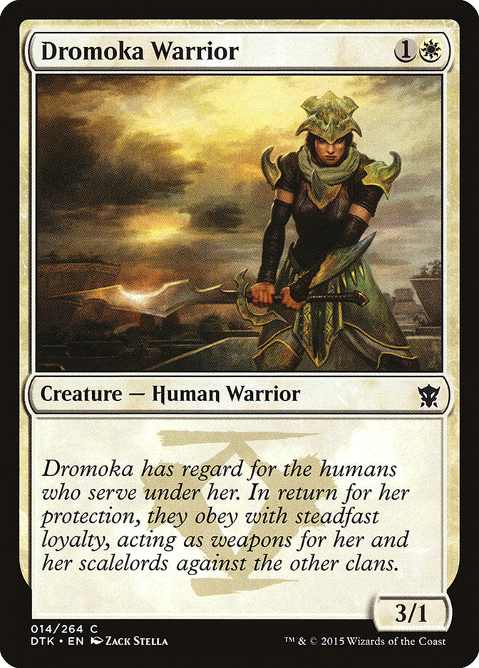 Dromoka Warrior [Dragons of Tarkir] | Kessel Run Games Inc. 