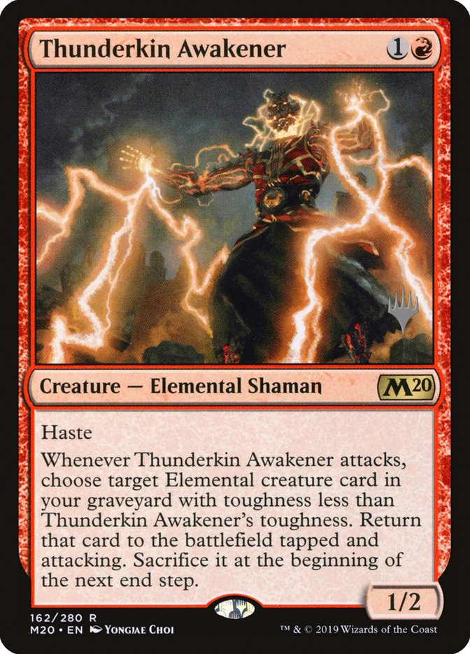 Thunderkin Awakener (Promo Pack) [Core Set 2020 Promos] | Kessel Run Games Inc. 