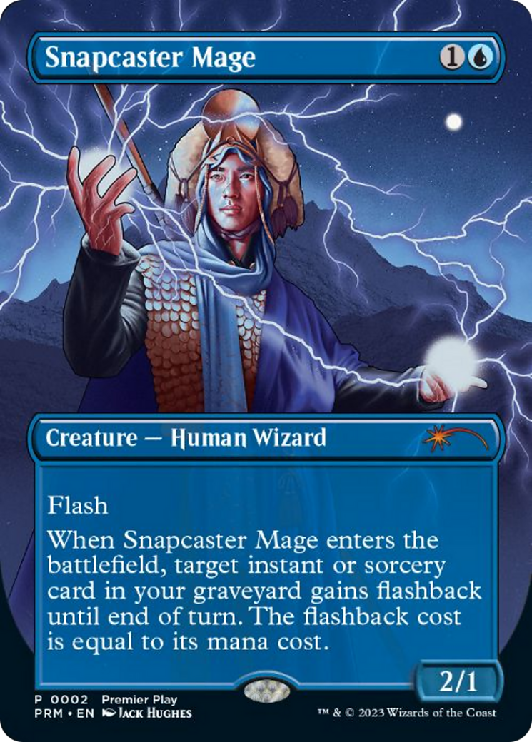 Snapcaster Mage (Borderless Alternate Art) [Regional Championship Qualifiers 2023] | Kessel Run Games Inc. 