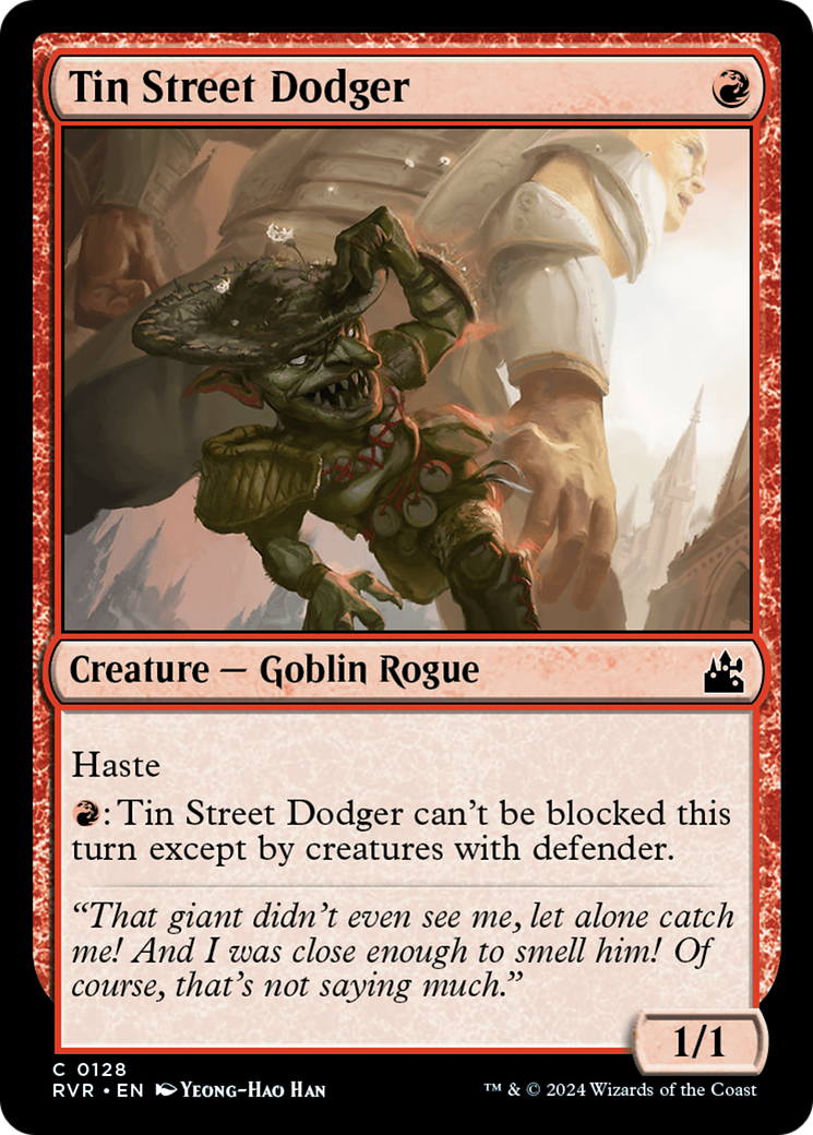 Tin Street Dodger [Ravnica Remastered] | Kessel Run Games Inc. 