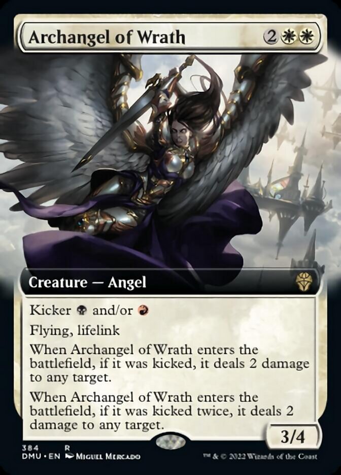 Archangel of Wrath (Extended Art) [Dominaria United] | Kessel Run Games Inc. 