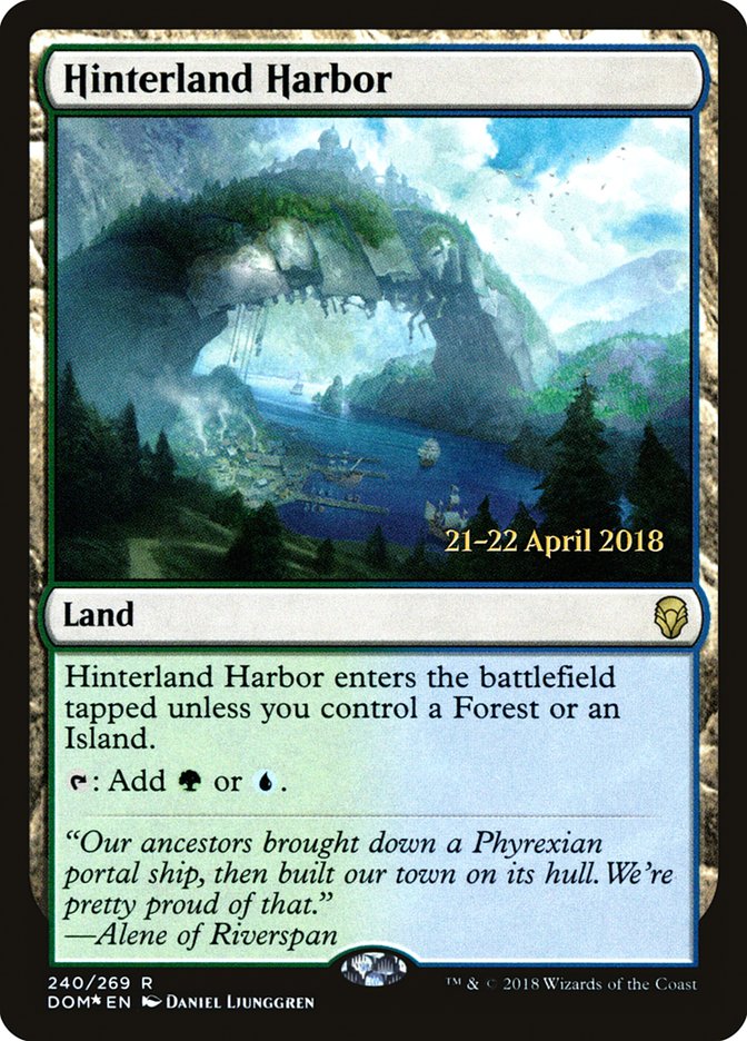 Hinterland Harbor [Dominaria Prerelease Promos] | Kessel Run Games Inc. 