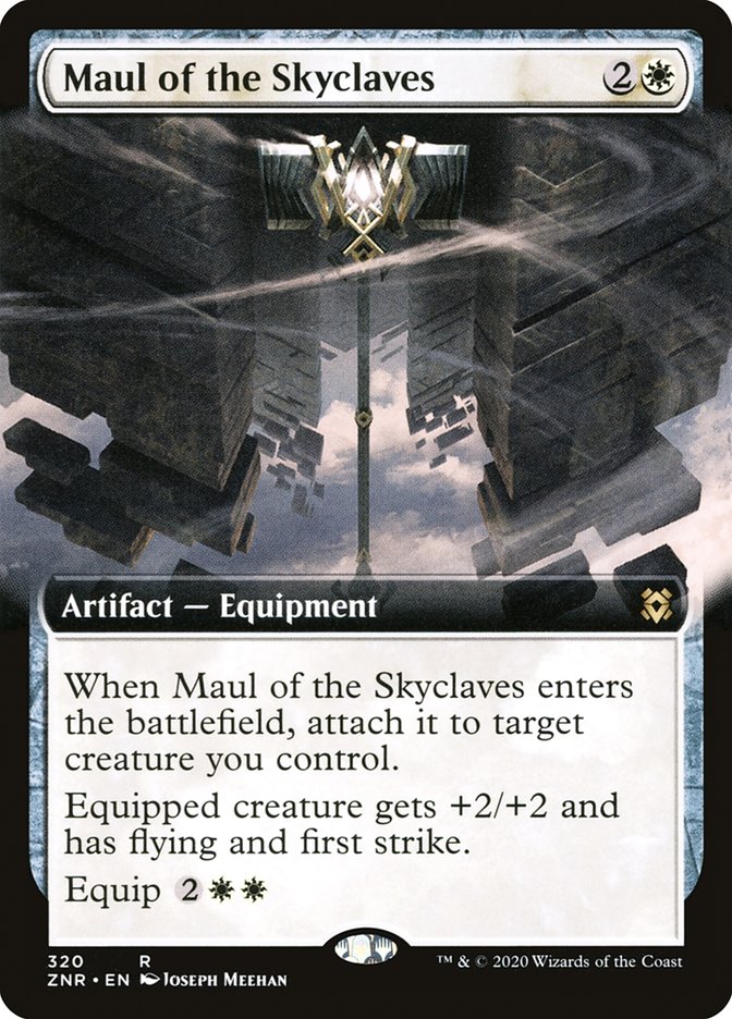 Maul of the Skyclaves (Extended Art) [Zendikar Rising] | Kessel Run Games Inc. 