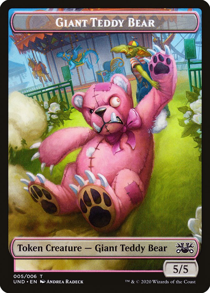 Giant Teddy Bear // Acorn Stash Double-Sided Token [Unsanctioned Tokens] | Kessel Run Games Inc. 