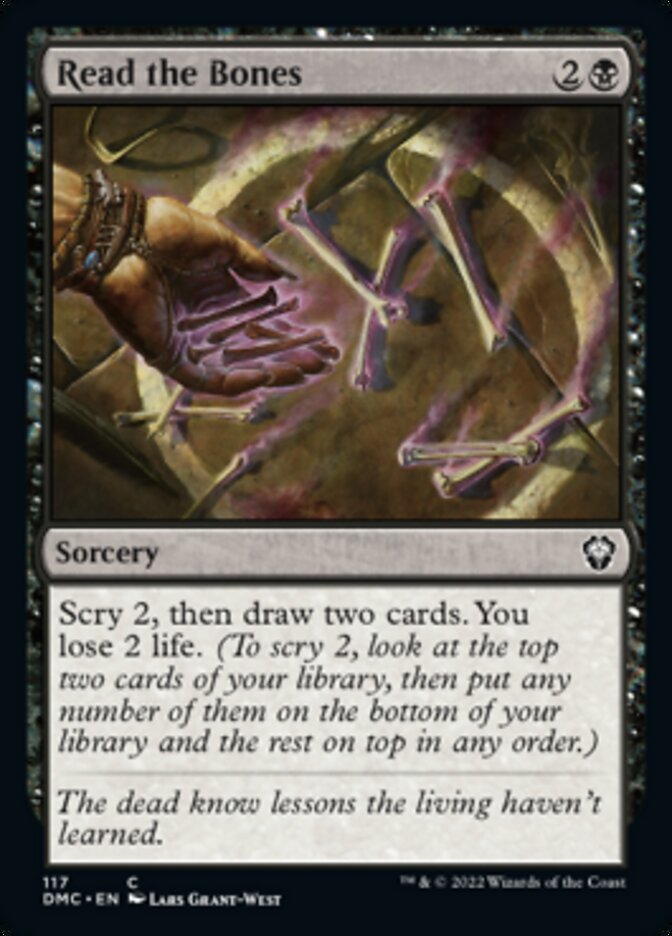 Read the Bones [Dominaria United Commander] | Kessel Run Games Inc. 