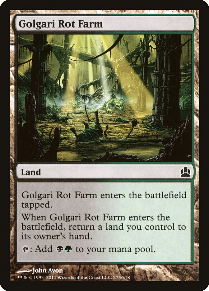 Golgari Rot Farm [Commander 2011] | Kessel Run Games Inc. 