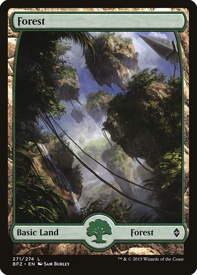 Forest (271) (Full Art) [Battle for Zendikar] | Kessel Run Games Inc. 
