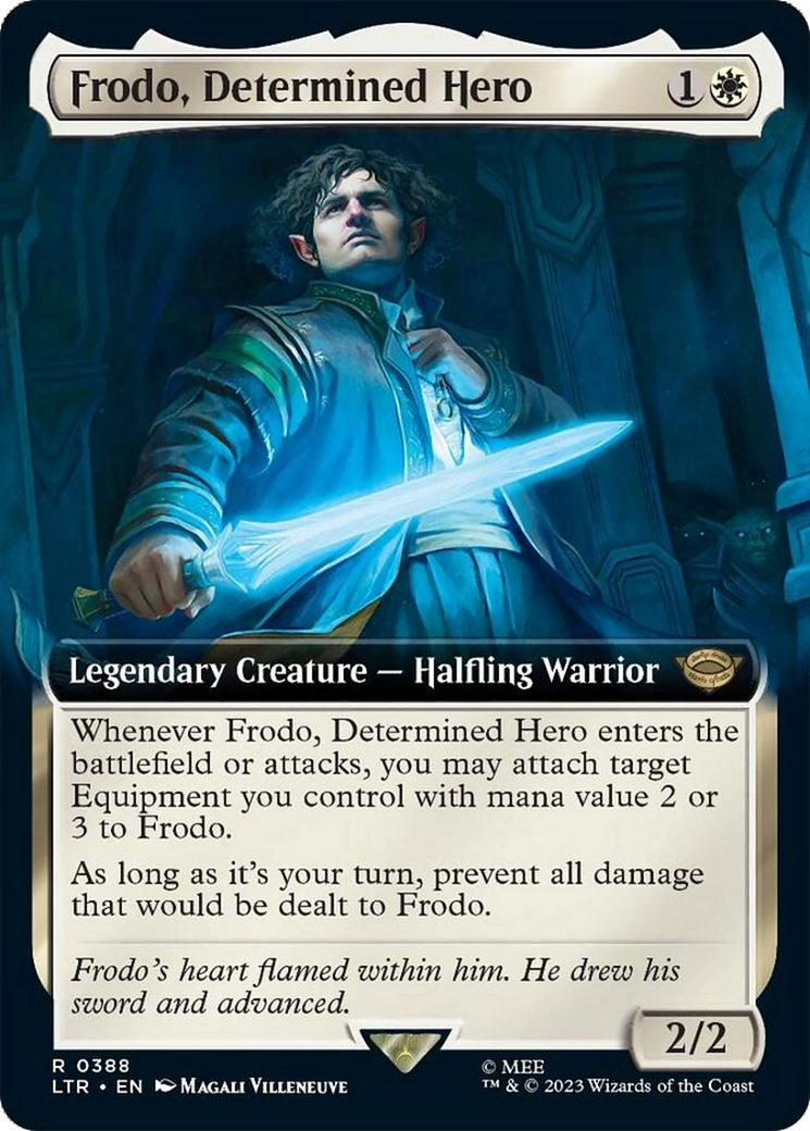 Frodo, Determined Hero (Extended Art) [The Lord of the Rings: Tales of Middle-Earth] | Kessel Run Games Inc. 